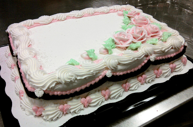 Feminine Birthday Cake