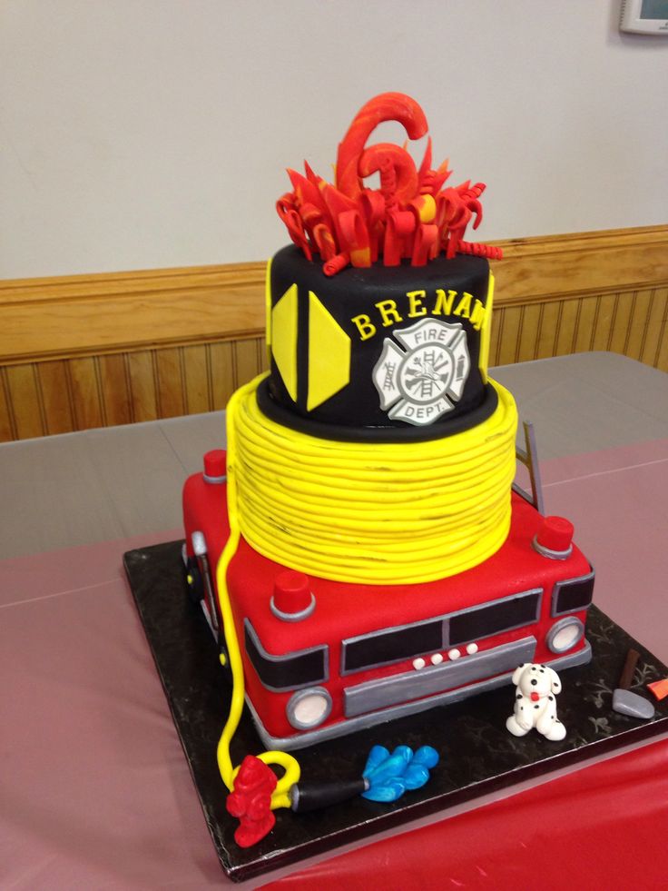 Fire Department Cake Ideas