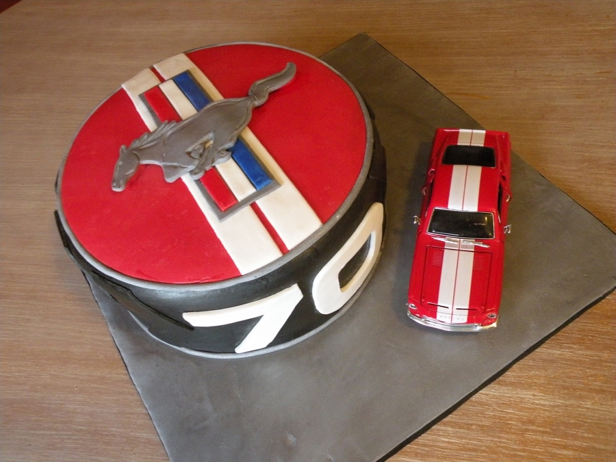 Ford Mustang Birthday Cake