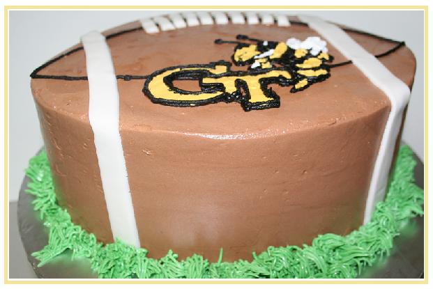 Georgia Football Birthday Cake