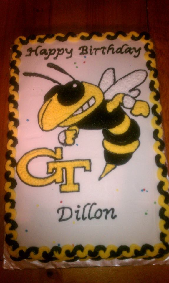 Georgia Tech Birthday Cake