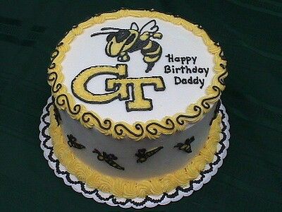 Georgia Tech Birthday Cake