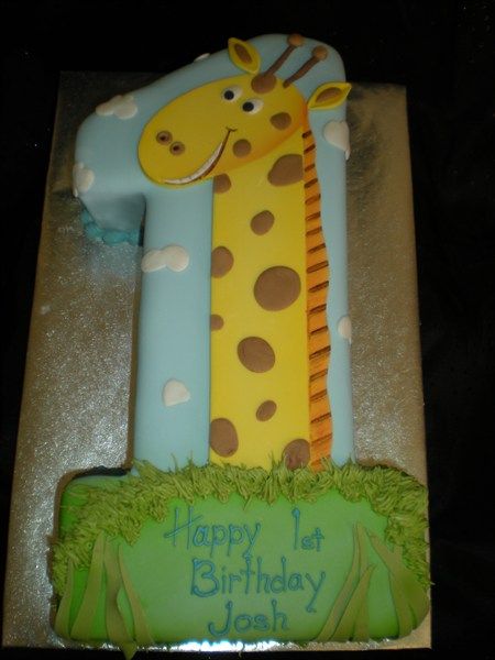 Giraffe Birthday Cake