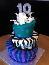 Girls 10th Birthday Cake Ideas