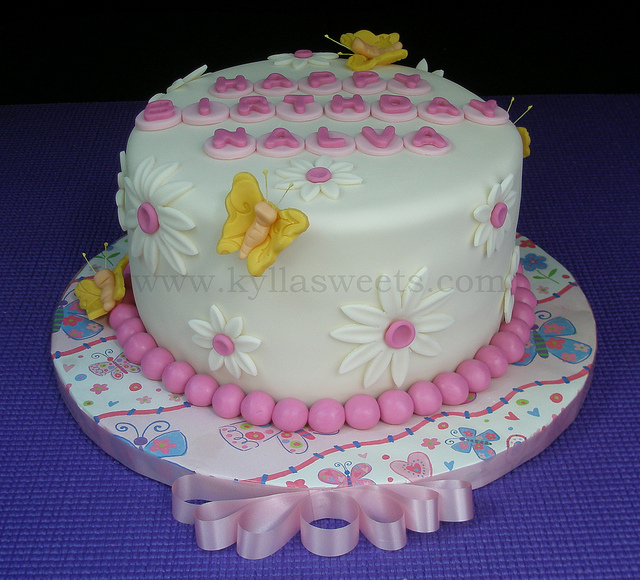 Girly Birthday Cake