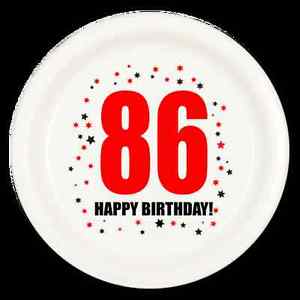 Happy 86th Birthday Cake