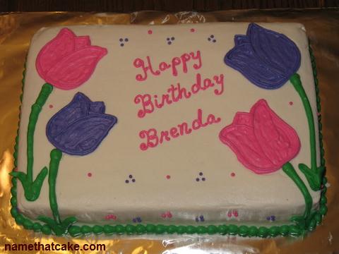 Happy Birthday Brenda Cake