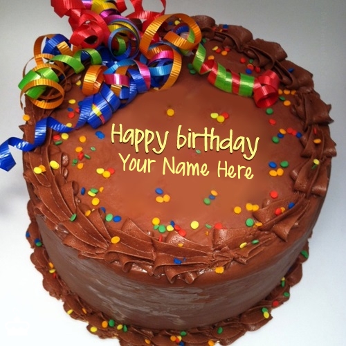 Happy Birthday Cake with Name