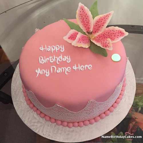 Happy Birthday Cake with Name