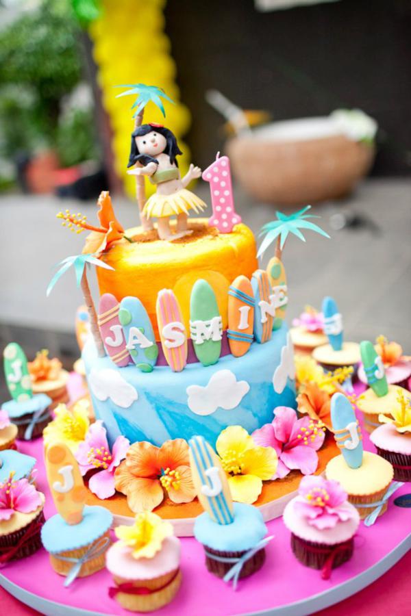 Hawaiian Luau Girls Birthday Party Ideas