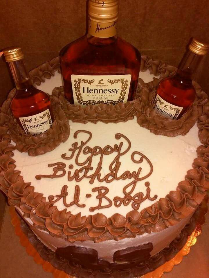 Hennessy Birthday Cake