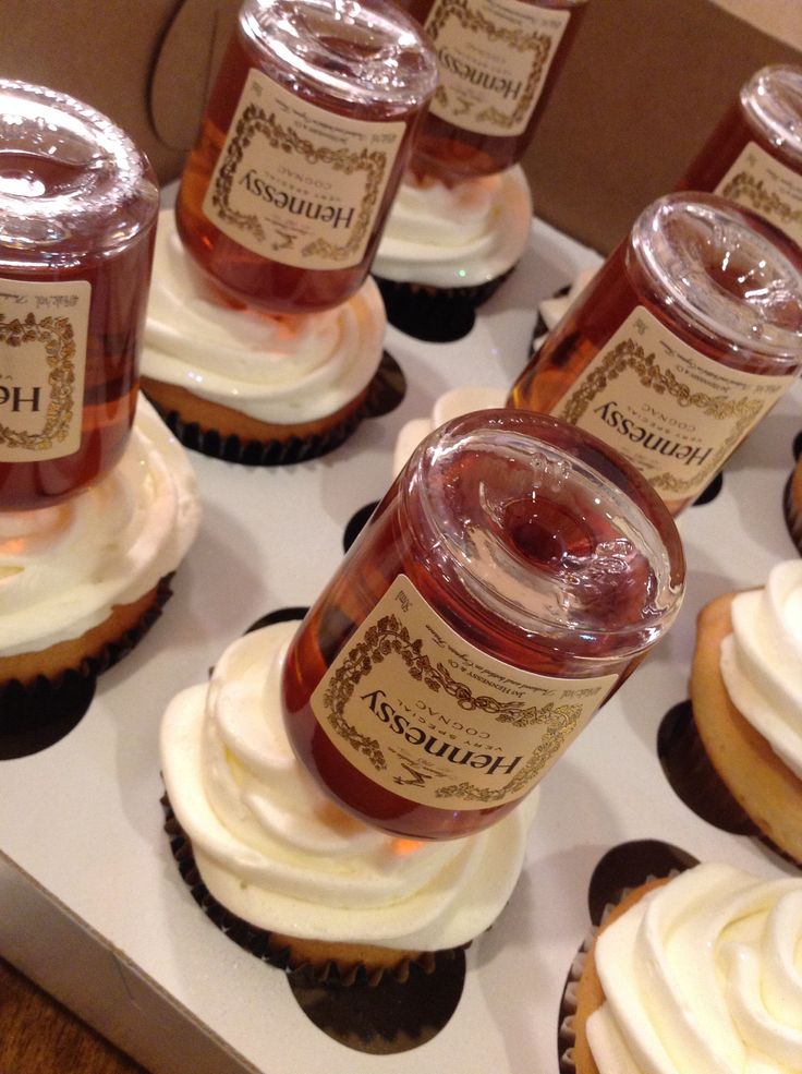 11 Photos of Hennessy Birthday Cupcakes