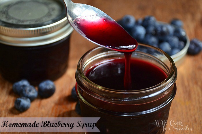 Homemade Blueberry Syrup