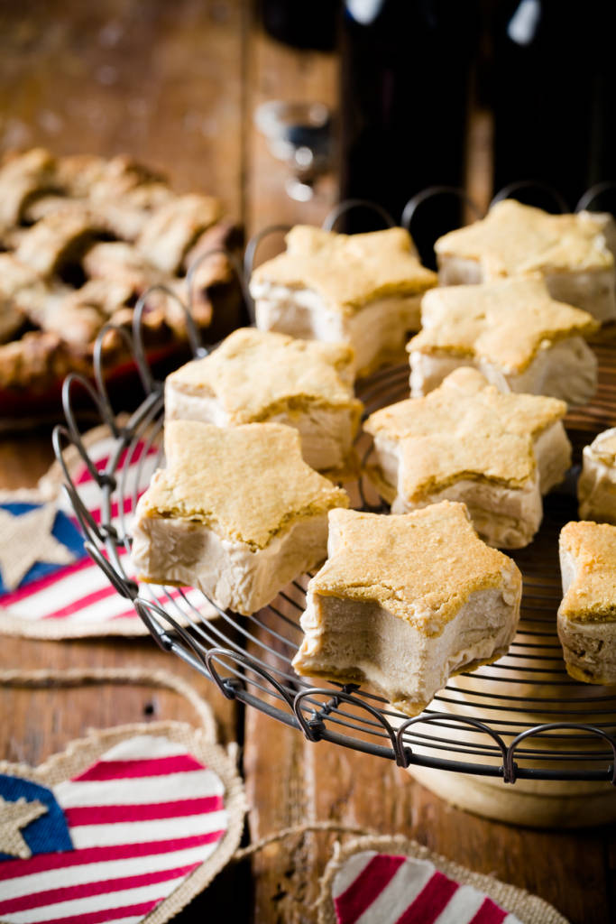 Homemade Vanilla Ice Cream Sandwiches