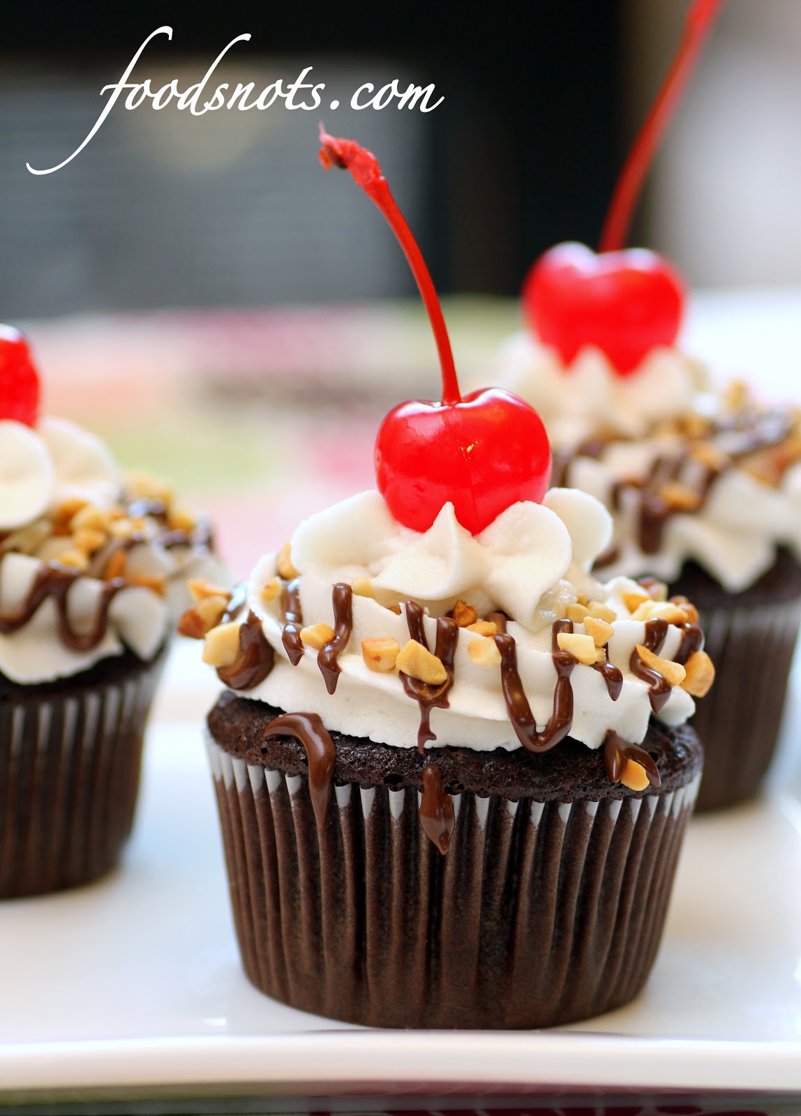 Hot Fudge Sundae Cupcakes Recipe