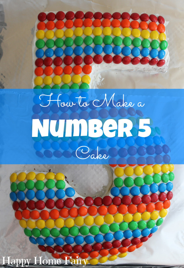 How to Make Number 5 Birthday Cakes