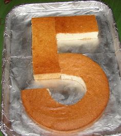 How to Make Number 5 Cake