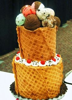 Ice Cream Cake That Looks Like