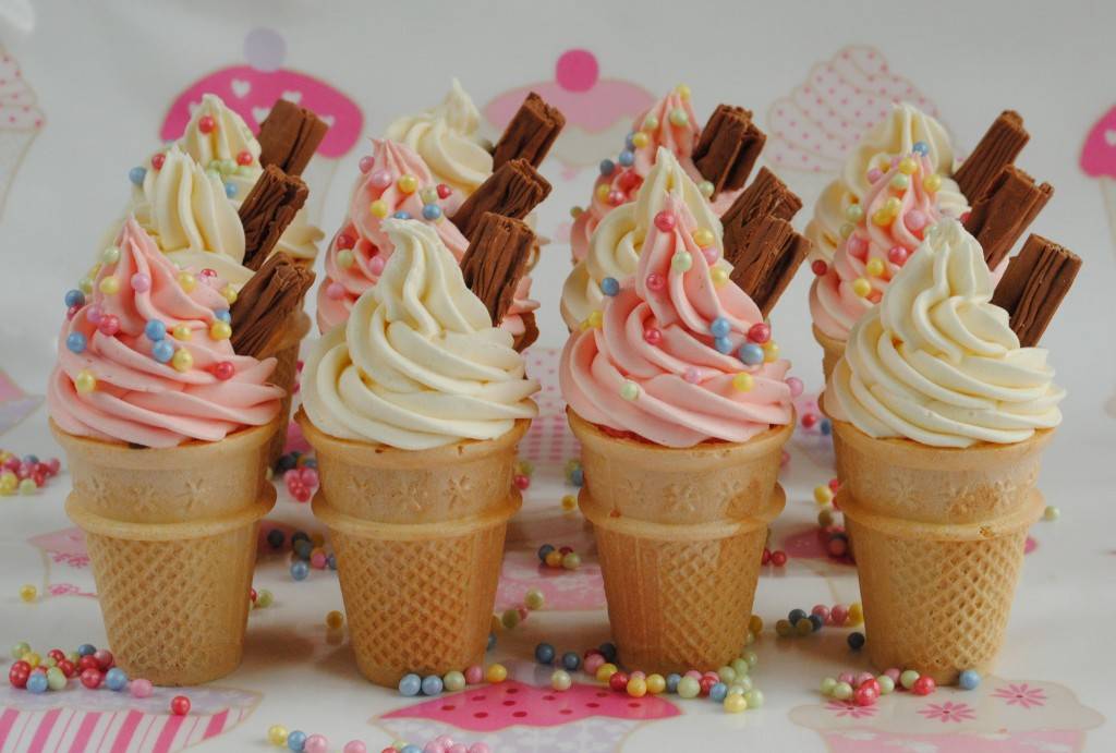 Ice Cream Cone Cupcakes