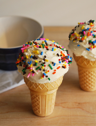 Ice Cream Cone Cupcakes