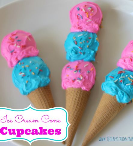 Ice Cream Cone Cupcakes