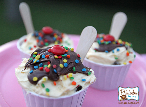 Ice Cream Sundae Cupcakes