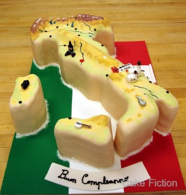 Italy Birthday Cake