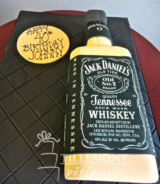 Jack Daniel's 40th Birthday Cake