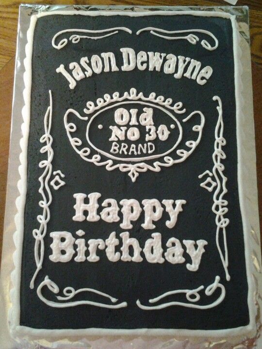 Jack Daniel's Cake Idea