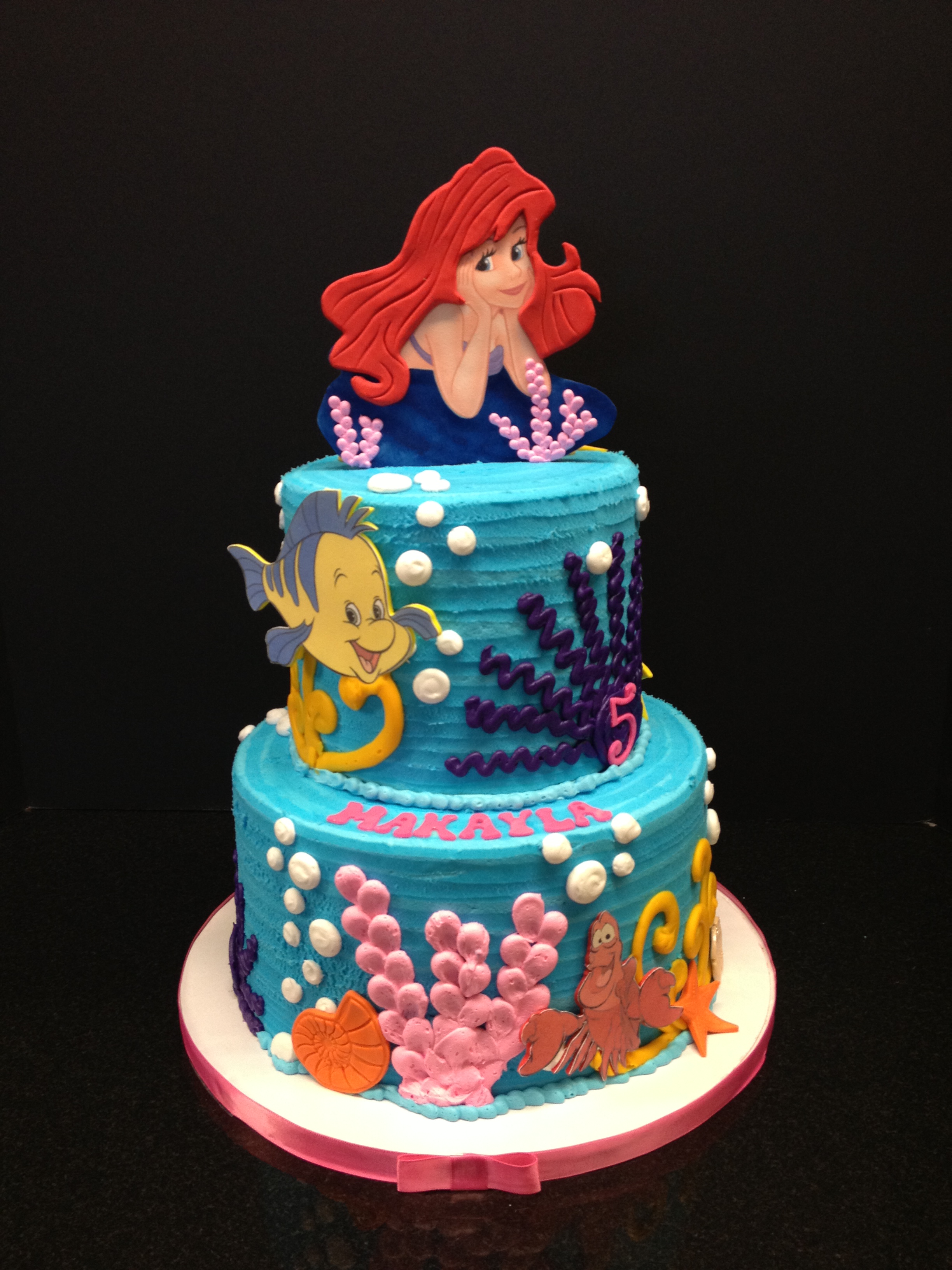 Little Mermaid Birthday Cake