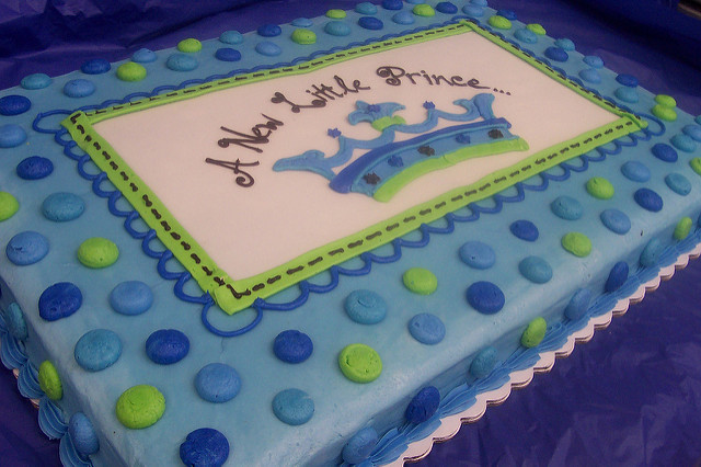 Little Prince Baby Shower Cake