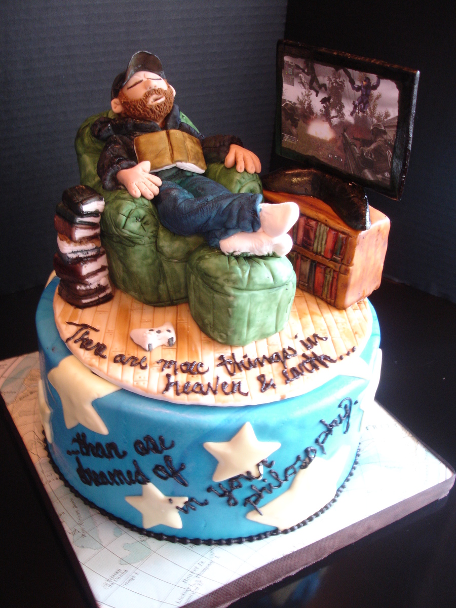 Man Cave Birthday Cake