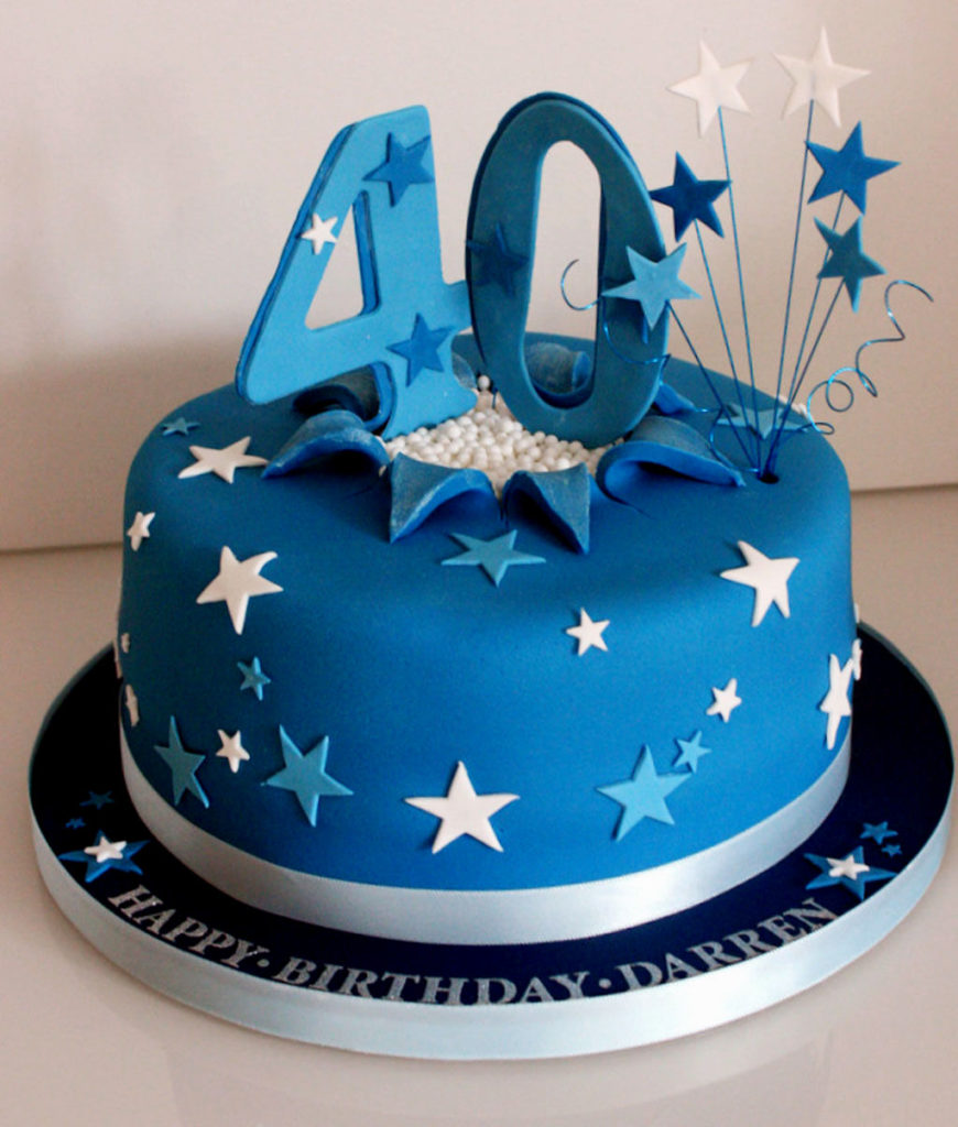 Men 40th Birthday Cake Ideas