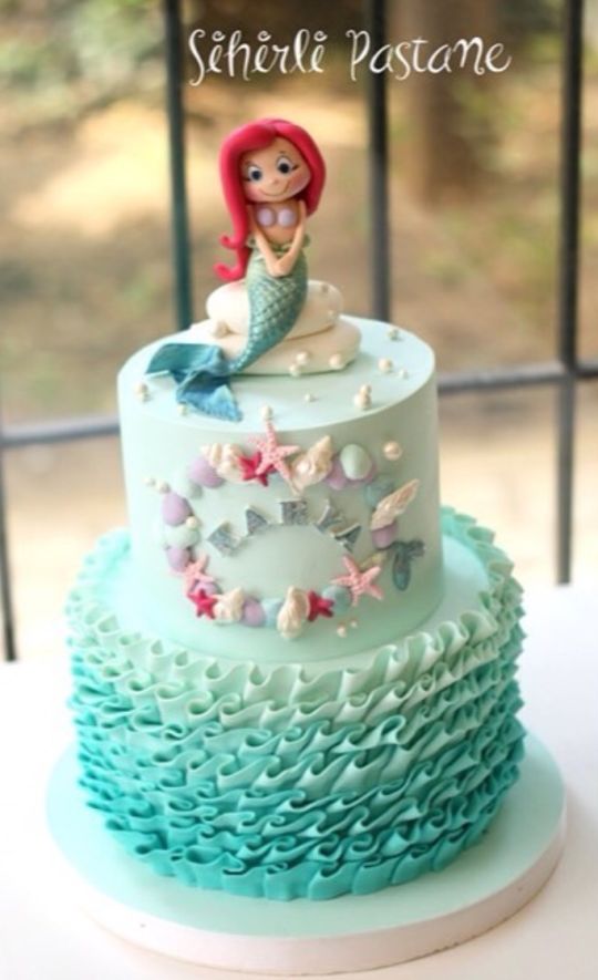 Mermaid Birthday Cake