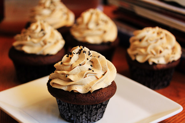 Mocha Espresso Cupcakes with Buttercream