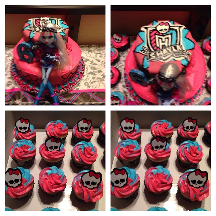 Monster High Birthday Cakes & Cupcakes