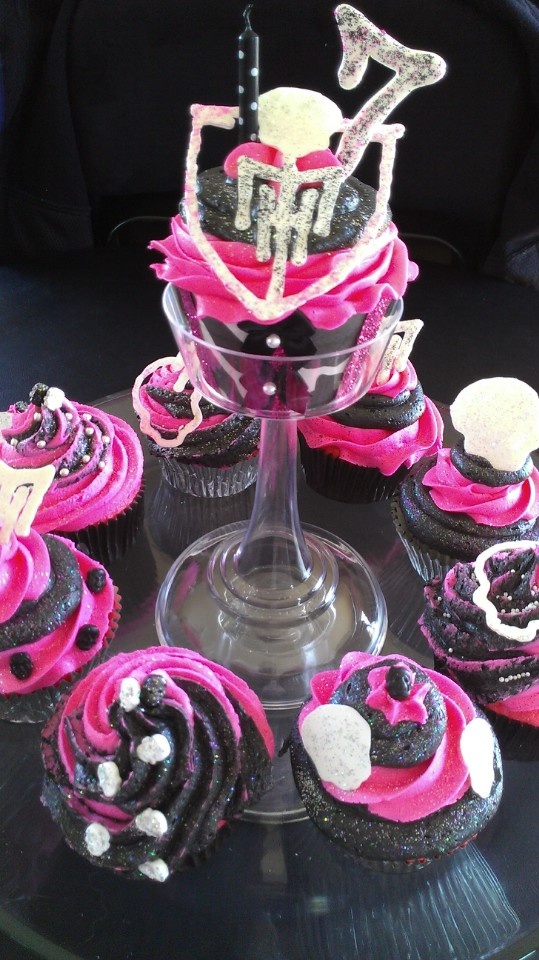 Monster High Birthday Cupcake Ideas