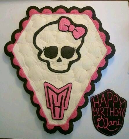 Monster High Cupcake Cake