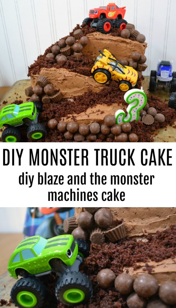 Monster Truck Birthday Cake