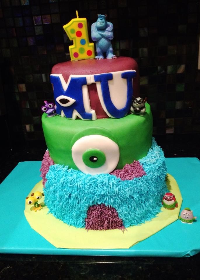 Monsters University Cake