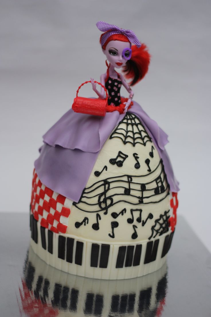 Operetta Monster High Doll Cake