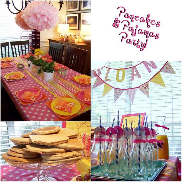 Pajama Pancake Party Ideas