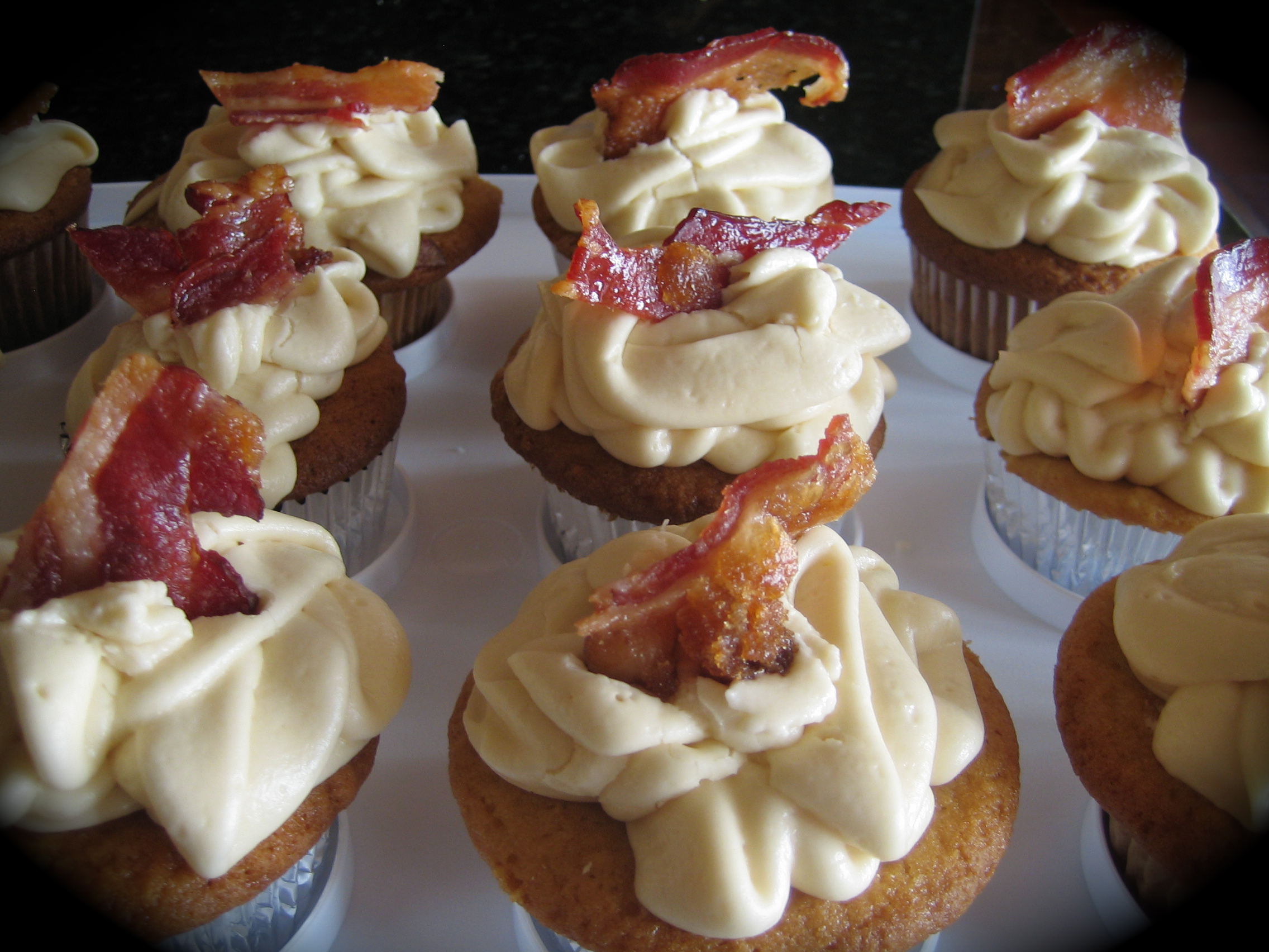 Pancake Cupcakes with Maple Buttercream Frosting