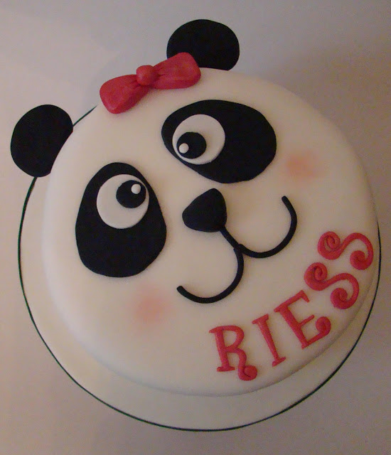 Panda Birthday Cake