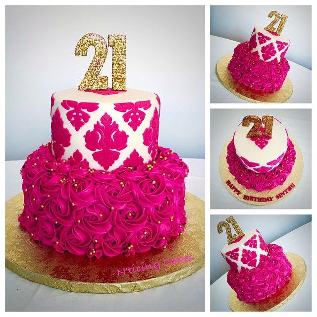 Pink Birthday Cake