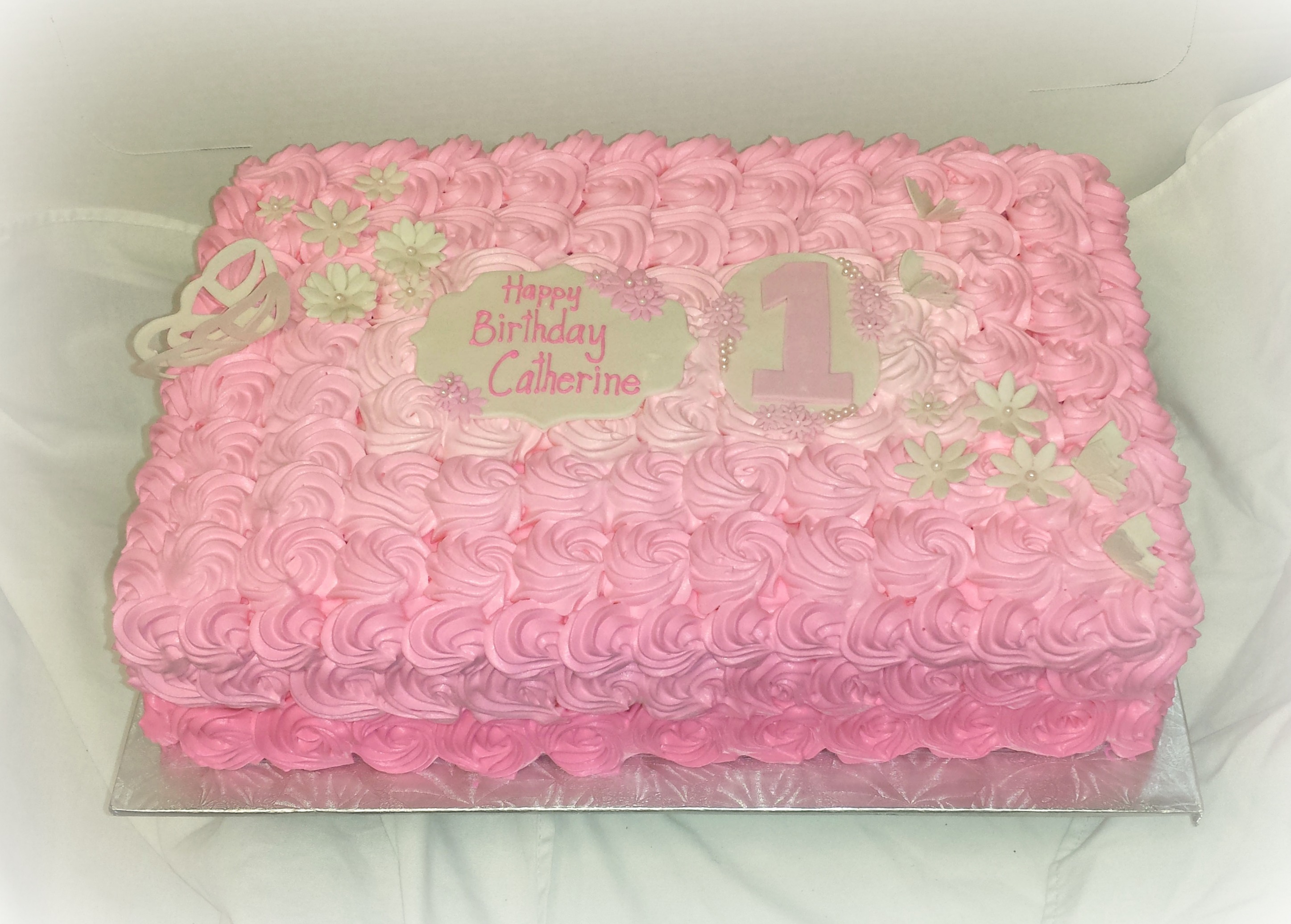 Pink Birthday Cake