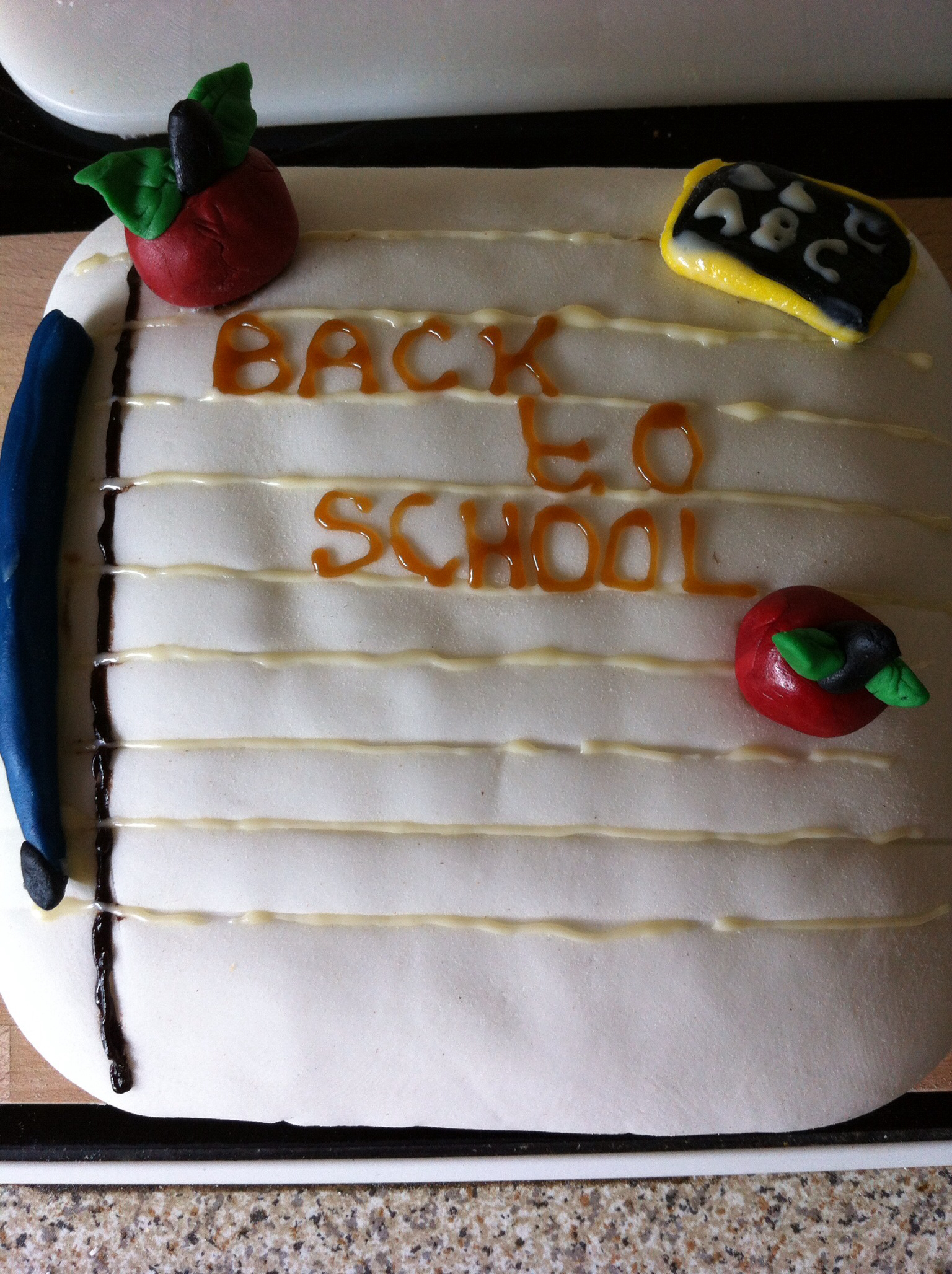 Pinterest Back to School Cake