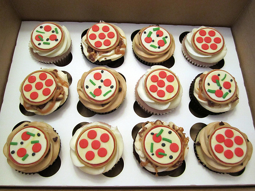 Pizza Party Cupcakes