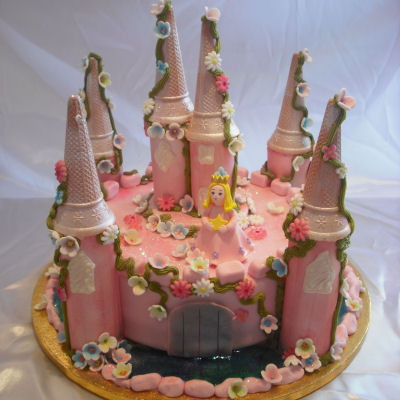 Princess Castle Birthday Cake