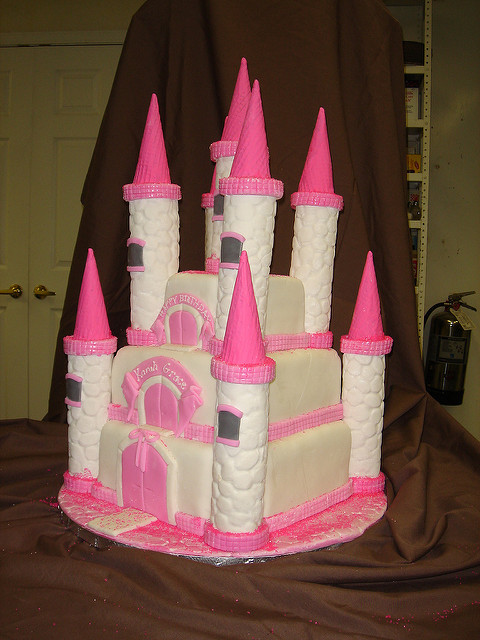 Princess Castle Birthday Cake